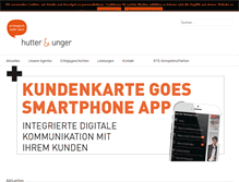 Tablet Screenshot of hutter-unger.de